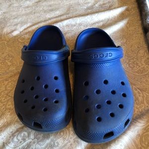 Blue crocs